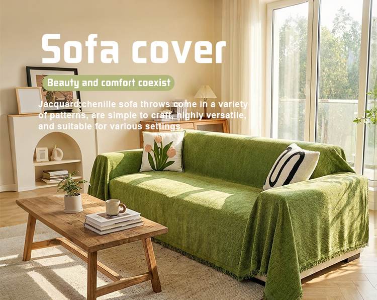 Chenille Sofa Cover: Durable Comfort for Commercial Spaces