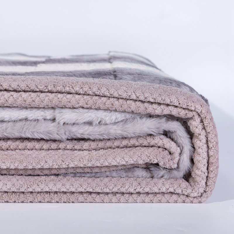 Luxury FAUX Fur Rabbit Plush Velvet Warm Thick Winter Blankets and Throws Luxury Bed Sherpa Blanket - Image 3