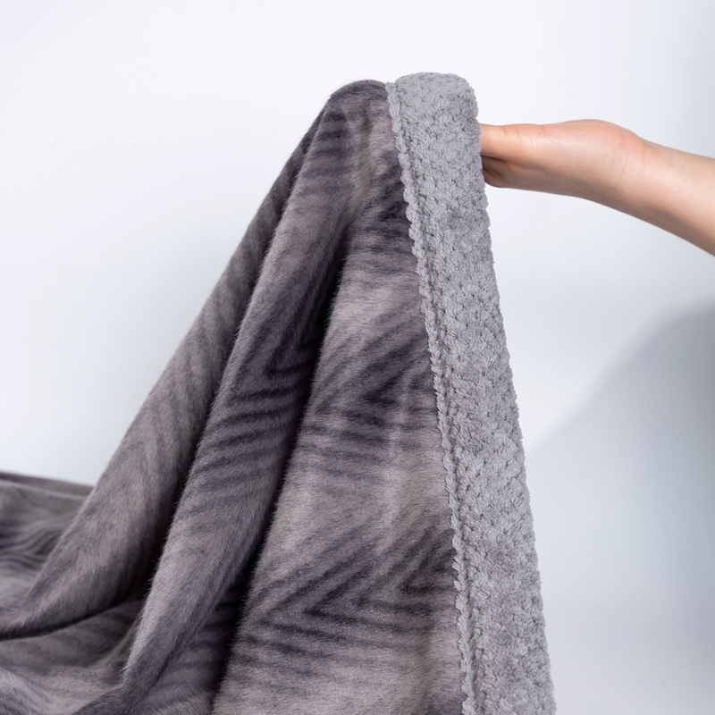 Thick Rabbit Faux Fur Fleece Blanket Warm Throw Blanket for Winter Couch Bed Sofa - Image 5