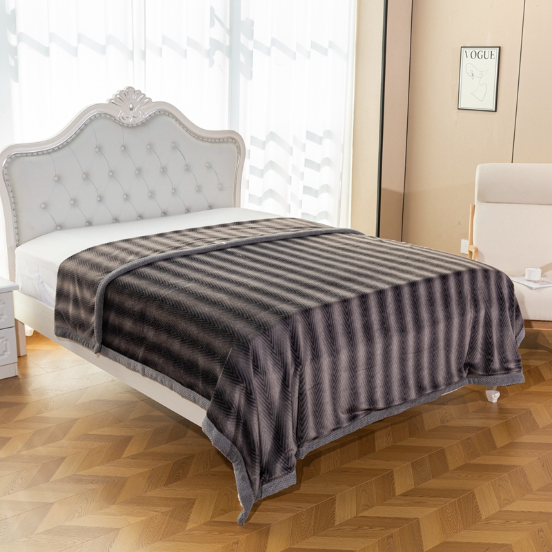 Thick Rabbit Faux Fur Fleece Blanket Warm Throw Blanket for Winter Couch Bed Sofa - Image 8