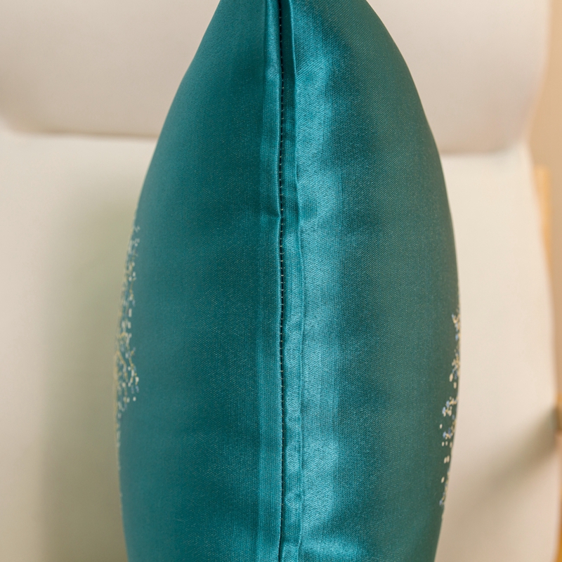 Luxury Pillow Cover with Smooth, Cool, Soft Embroidered Pillowcase Cushion Cover, Office Waist Protection, Bedroom Home Decor - Image 7