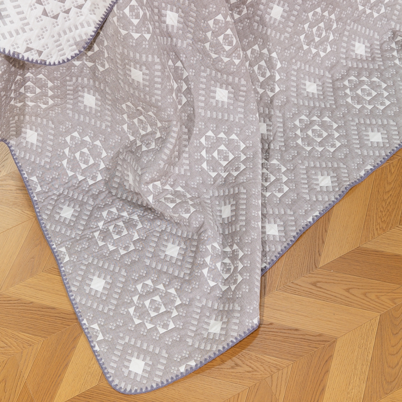 Customize Quilting Stitching Bedding Set Quilted Comforter Factory Supply Adults for Home Using - Image 7