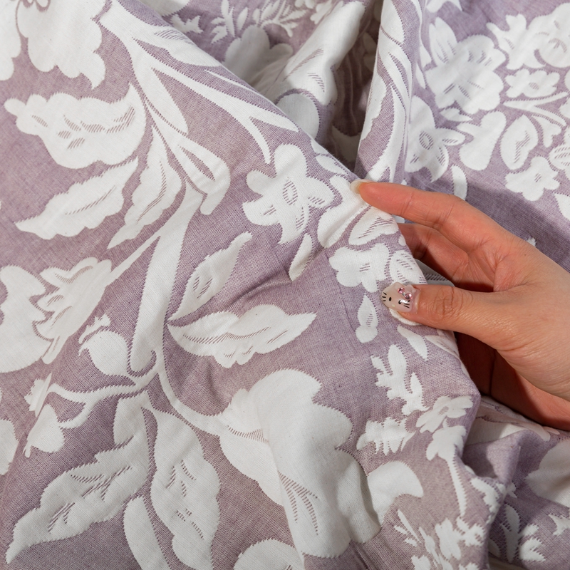 Eco-Friendly Bamboo 100% POLY Quilting Throw Comforter Bed Covers with Home Bedroom Using Bed - Image 4