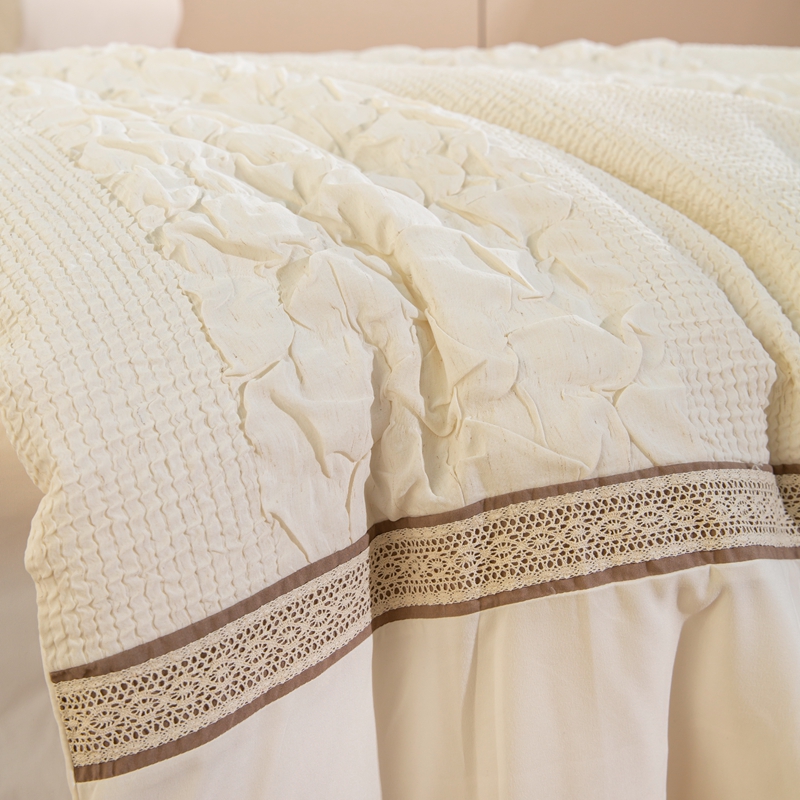 Highly Comfortable Customize Quilting Design Hotel Quilt Set King Size Bedding Set Wholesale with Home Bed - Image 5