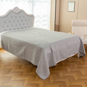 Luxury Factory Selling Quilted Comforter 100% POLY Gray Bedroom Quilting Medium Weight For Home