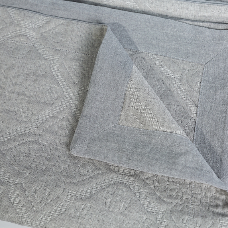 Luxury Factory Selling Quilted Comforter 100% POLY Gray Bedroom Quilting Medium Weight For Home - Image 3