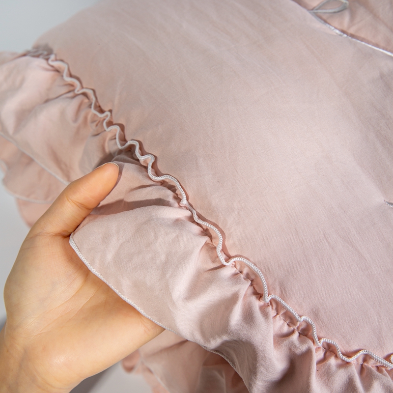 High Selling Factory Wholesale Customized Pink Comforter Bed Covers Breathable with Bedroom - Image 3