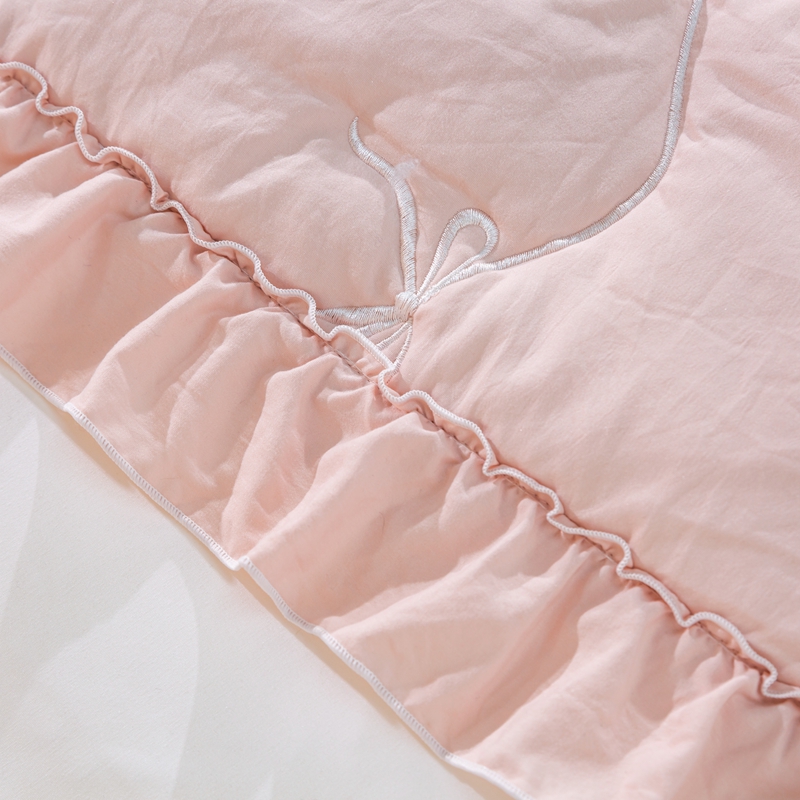 High Selling Factory Wholesale Customized Pink Comforter Bed Covers Breathable with Bedroom - Image 8