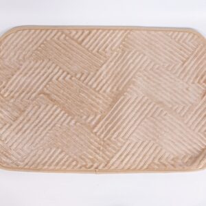 Hot Selling Solid Color Flange Entrance Rug, Anti slip Floor Mat, Washable Design, Suitable for Home Offices