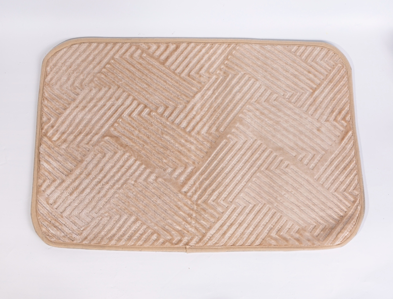 Hot Selling Solid Color Flange Entrance Rug, Anti slip Floor Mat, Washable Design, Suitable for Home Offices