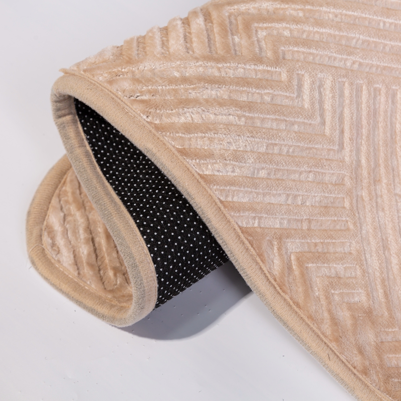 Hot Selling Solid Color Flange Entrance Rug, Anti slip Floor Mat, Washable Design, Suitable for Home Offices - Image 2