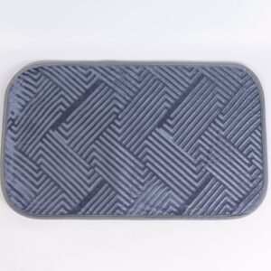 Factory Hot Selling Striped Coral Fleece Rug Woven Memory Pattern Rug, Washable and Easy to Maintain Carpet, Home and Room