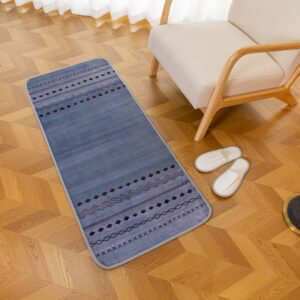 Hot Selling New Bohemian Retro Geometric Pattern Lightweight Washable Rug, Thin Carpet for Rooms and Offices