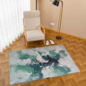 2026 Hot Selling Wave Pattern Fresh Rug Soft Carpet for Living Room and Pffice Use Soft Thick Washable Carpet