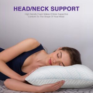 Orvetex Popular Washable, Detachable, Breathable and Cooling Filling Rectangle Memory Foam Pillow