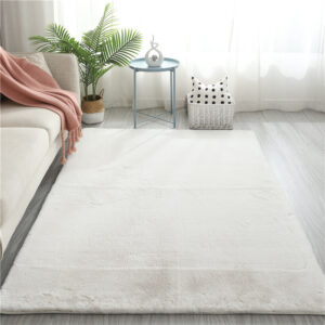 Factory Direct Sales Imitation Rabbit Fur Rug Is Soft, Durable, and Fluffy, Suitable for Living Rooms and Offices