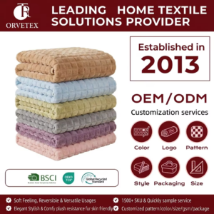 Orvetex Wholesale Lightweight Flannel Blankets, ultra Soft Blankets, Plush Comfortable Blankets, and Sofa Blankets