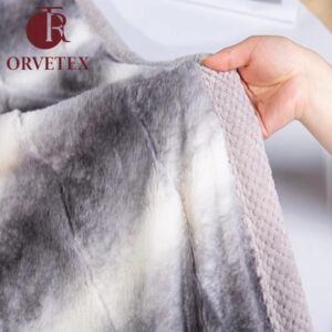 Orvetex Made in China, Waterproof and Customizable Anti Pilling Flannel Blanket for Home