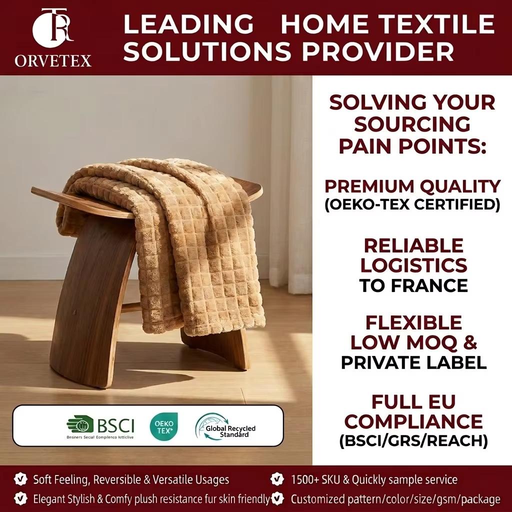 Orvetex Wholesale Lightweight Flannel Blankets, ultra Soft Blankets, Plush Comfortable Blankets, and Sofa Blankets - Image 3