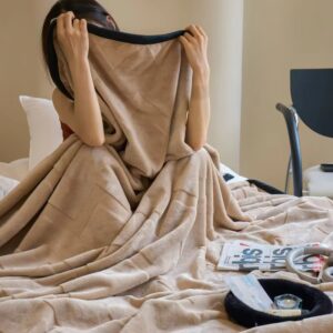 Reversible Soft Flannel Blanket Warm Blanket Soft Cozy & Warm for Living Room Ultra All Season Use