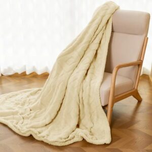 Double Layers Jacquard Sherpa Blankets Fleece Blanket Soft Warm Sherpa Cobijas Throw Blanket for Winter