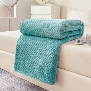Custom 100% Polyester Soft Warm Wheat Ear Pattern Flannel Throw Blanket for Home Living Room Bedroom Sofa