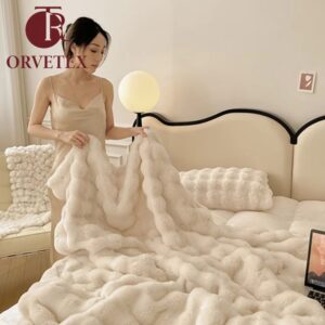 Orvetex Wholesale Flannel Blankets, Soft and Warm, High-quality, Suitable for Winter Home and Office Use