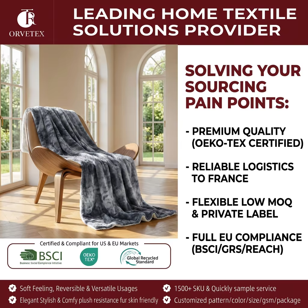 Orvetex Custom Design Stitched Seam Rectangular Tie-Dye Style Flannel Blanket for Office - Image 2